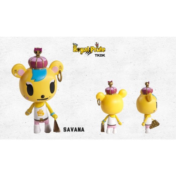 Tokidoki Two Royal Pride Agent Meow and Savana with 1 Box Small 3.5" from 2012 - Picture 11 of 11